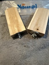Niteangel Wood Bird Perches Set of 2 w/ Bolt Mounting Hardware