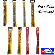 Irwin Hand Braced Auger Bits Square Taper Shank Assorted Sizes NOS Made In USA