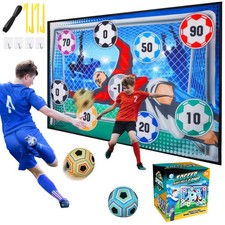 Toy Soccer Ball Game Set for Boys and Girls, Indoor Outdoor Backyard Toss Soc...