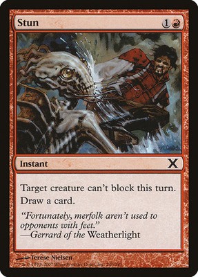 Stun [Tenth Edition] Moderately Played Foil