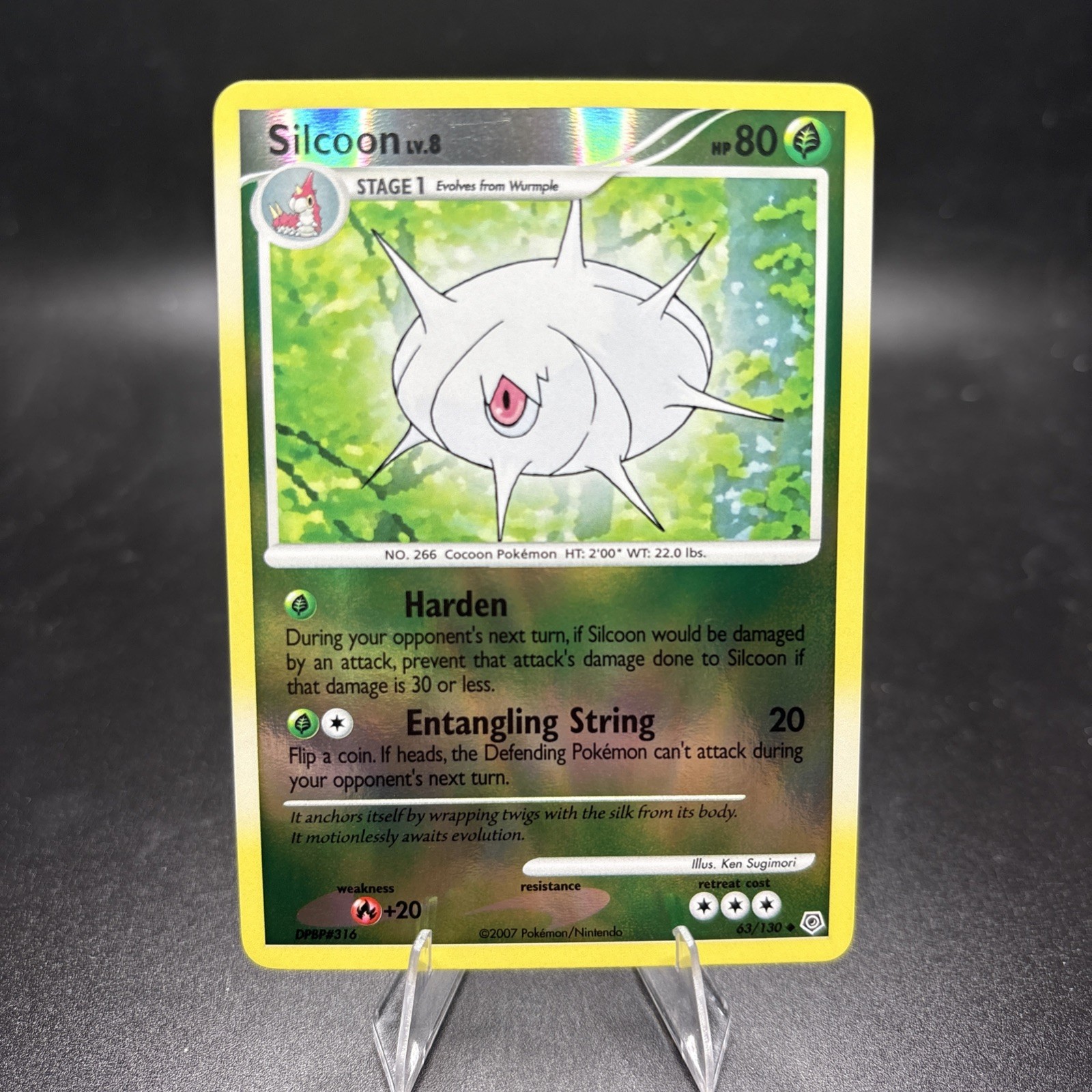 Silcoon Reverse Holo - Uncommon Diamond and Pearl 63/130 NM -j