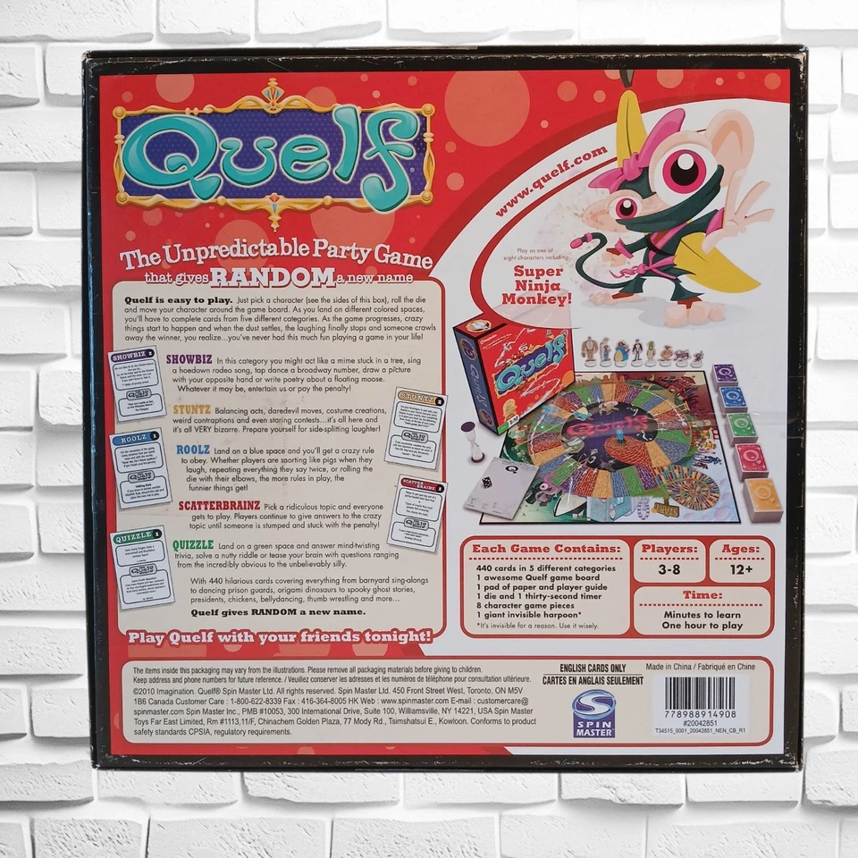 Quelf, Party Game by Spin Master 3-8 Players, Winner of Several Awards,  Age 12+ - Image 2 of 4