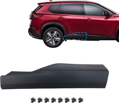 Rear Right Side Lower Door Molding Trim Compatible with Nissan Rogue 2021 2022 2