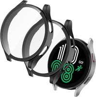 HüLle FüR Samsung Galaxy Watch 4 40Mm 2 StüCk UltradüNn Kratzfest Schwarz