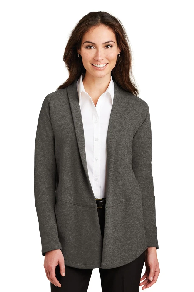 Port Authority Women's Interlock Cardigan L807 - Image 1 of 1