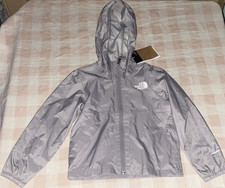 The North Face Boys Zipline Rain Jacket Meld Grey XS 6 NWT