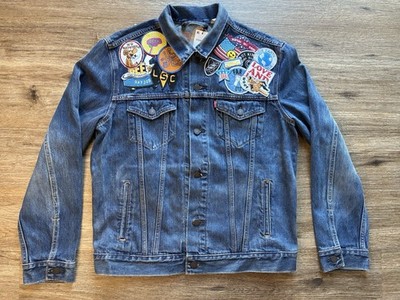 Levi's Denim Tracker Jean Patch Jacket Mens Size Large NWT Limited Edition