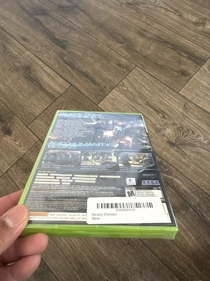 Binary Domain (Microsoft Xbox 360, 2012) Brand New Factory Sealed Video Game - Image 2 of 4