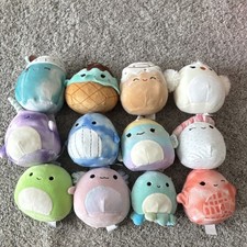 Squishmallows Lot of 15 Small Plush Stuffed Animals Various Designs  Colors