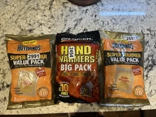 Lot of 3 new 10 pack Hot-Hands and super warmer value pack