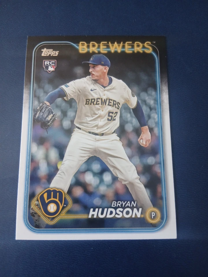 Bryan Hudson Rc Chicago White Sox/milwaukee Brewers Topps Baseball 2024 - Image 1 of 1