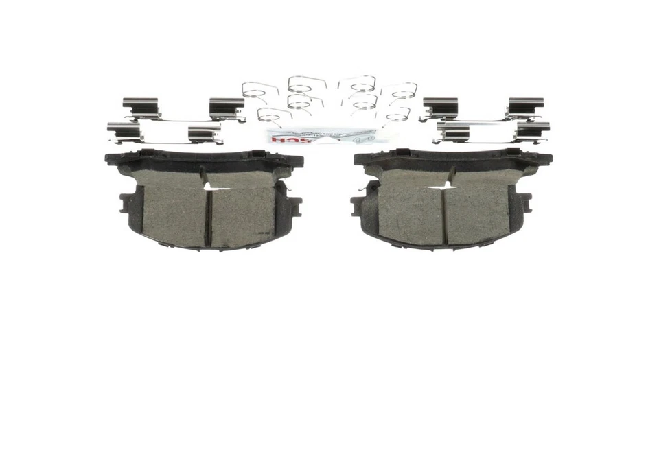 Kit de pastillas de freno y rotor de cerámica Bosch QuietCast para Infiniti Q60 Q50 2017-2020 Foto 2 de 4