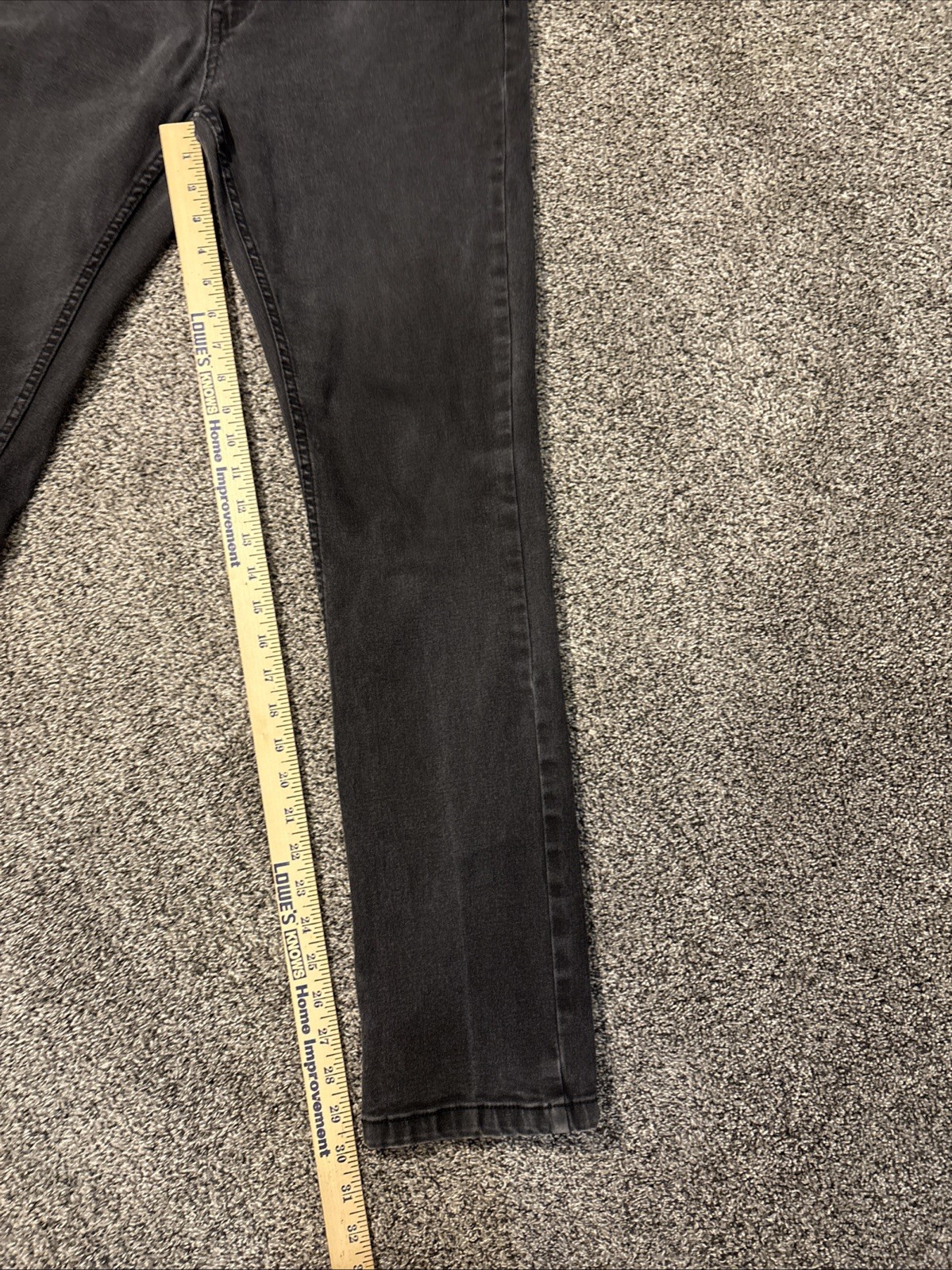 Artful Rebel AR Jeans Mens Size Tag (34x32) Act (33x30) Black Slim Straight - View 6