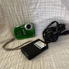 Fujifilm FinePix XP Green Compact Camera 12MP 5x Zoom Waterproof Charger