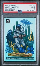 2021 Panini Donruss - Downtown! #DT-31 Russell Wilson