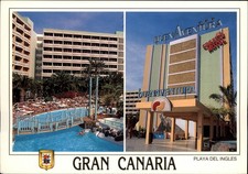 Buenaventura Hotel Gran Canaria Playa del Ingles Spain vintage postcard x621