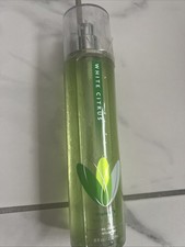 Bath  Body Works WHITE CITRUS Triple Silk Body Oil Mist 8oz Very Rare