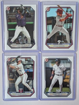 2026 Bowman 1st Bowman Lot Hettiger Houston Dalis Lewis Yankees Phillies