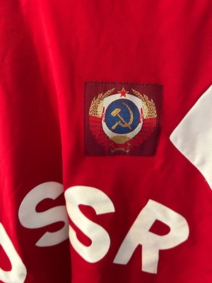 Adidas USSR Soccer Jersey Red #9 Vintage Style Mens Size L | eBay