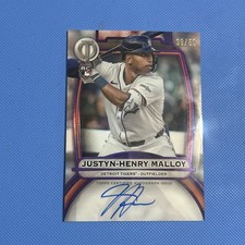 2025 Topps Tribute Justyn-Henry Malloy Auto /50 RC Tigers # TA-JM