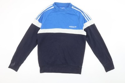 Pullover Sweatshirt Herren UK XS Regular Adidas Blau