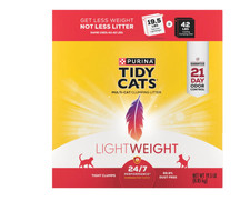 Purina Tidy Cats Multi-Cat Light Weight Clumping Cat Litter, 19.5 lbs.