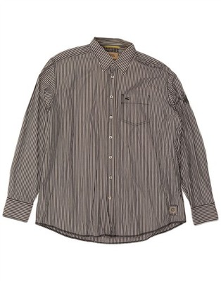 CAMEL ACTIVE Mens Modern Fit Shirt 2XL Blue Pinstripe Cotton CP14