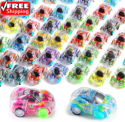 50 Pcs Mini Pull Back Cars Set, Pull Back Racing Vehicles for Kids Toddlers, Bul