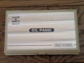 NINTENDO GAME AND & WATCH Oil Panic w/ BOX 1982 JAPAN