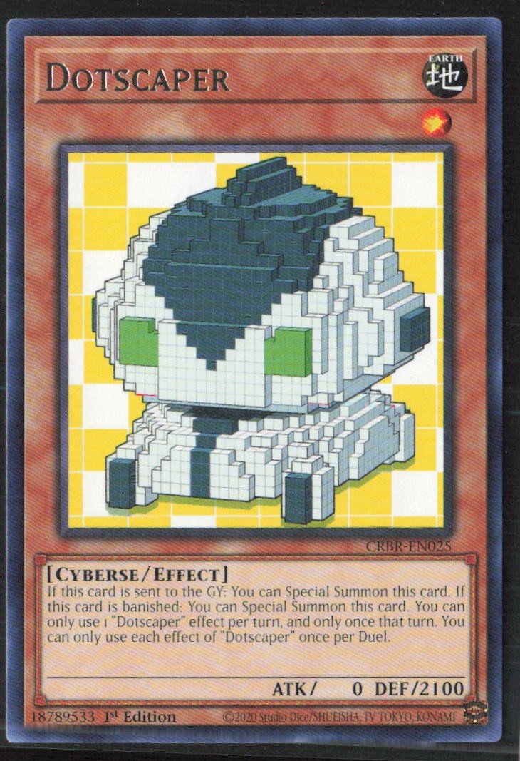 Dotscaper #CRBR-EN025 Rare Crossover Breakers Yugioh