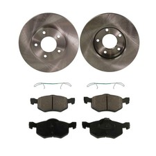 Disc Brake Rotor Pad Kit Front Right FWD Ford Escape 01-07 Mazda Tribute 01-06