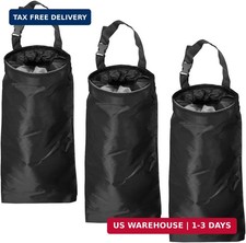 3PCS Hanging Car Garbage Bag for Back Seat - Universal Detachable Trash Bag Car