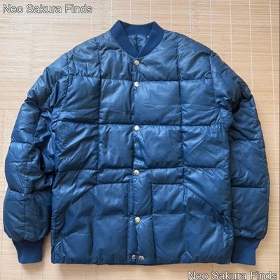 Holubar Down Jacket 70s Vintage Blue USA Made M