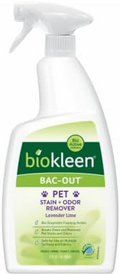 Bac-Out Pet Stain Remover - 32 Ounce - Enzymatic, Natural, Destroys Stains & Odo
