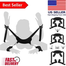 Luxurious Bed Restraint Kit - Soft Straps  Cuffs for Enthralling Couples' Play