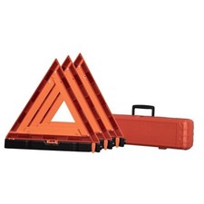 Warning Triangle Sign DOT Approved 3PK,Reflective Warning Road Safety Triangle