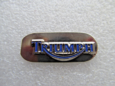 altes Emblem Logo - TRIUMPH - Motorrad Moppet Fahrrad - Abzeichen ca. 3,9 cm