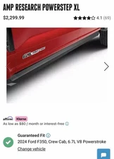 AMP Research PowerStep Plug-N-Play Running Boards 2022-2024 Ford F-250 F-350 SD