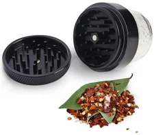 Masontops 2-IN-1 HERB GRINDER/LID (Black) NEW IN BOX