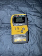 Sony Walkman Sports FM/AM Radio Yellow SRF-M70 Tested and Working Vintage