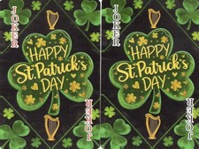Pair of RARE MODERN "Happy St Patricks Day" JOKER Play Cards #38