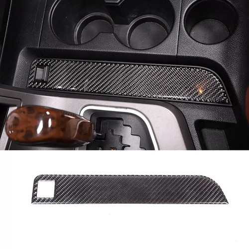 Carbon Fiber Console Trim Carbon Fiber Look Custom Fit Easy Installation - Picture 3 of 12