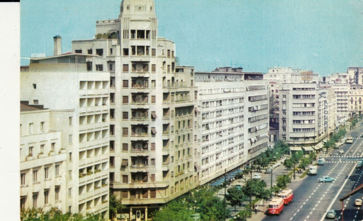 Carte Postale Ancienne Roumanie - BUCARESTI, Palatul, Timbrée 1906