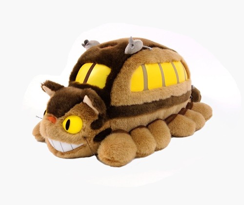 My Neighbor Totoro Stuffed Toy Cat Bus L Size 58cm Studio Ghibli Plush Doll New - Picture 5 of 13
