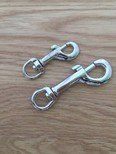 13mm 12mm 1/2" Trigger Swivel Snap Hook Clip Nickel Nickle Lead 2Sizes Hooks