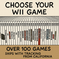 NINTENDO WII GAMES - Pick Your Game - Large Selection Lot - Fast Shipping