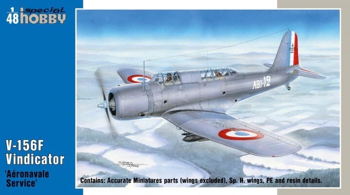 Special Hobby 48213 1:48th scale V-156F Vindicator ‘Aeronavale Service’