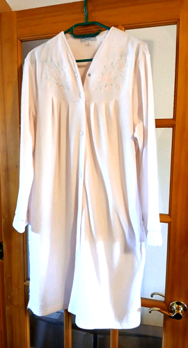 MISS ELAINE WOMAN PINK TERRY SNAP FRONT ROBE SZ 1X | eBay
