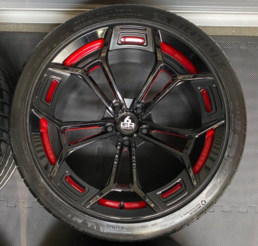 20'' PROJECT 6GR TEN-D FULLY FORGED CUSTOM FINISHED WHEEL & TIRES FOR FORD GT500