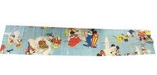 VTG 1970s Walt Disney Donald Duck Mickey Minnie Mouse Window Curtain Valance